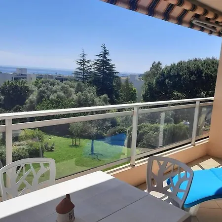 Apartamento T2 Avec Magnifique Vue Mer, Piscine, Clim, Parking Antibes